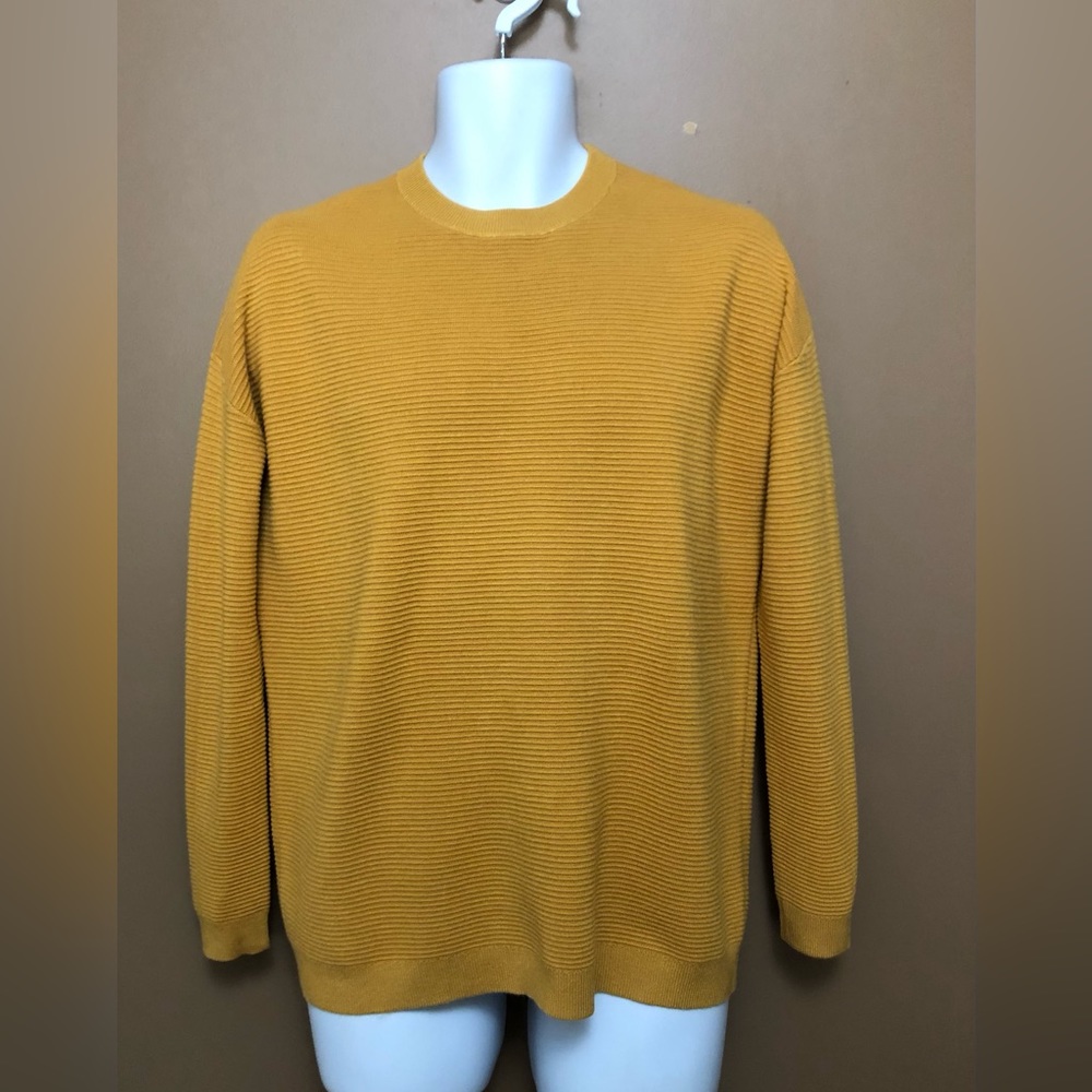 New Men’s Ribbed Crewneck Swester